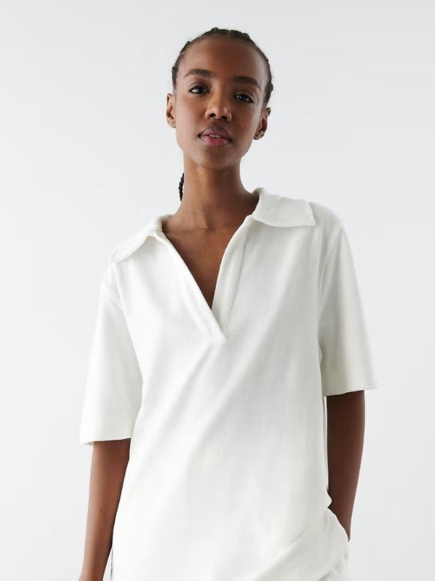 Everly towelling top Gina Tricot