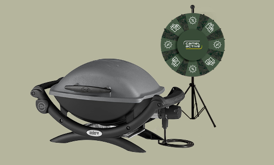 Glücksrad drehen & gewinnen