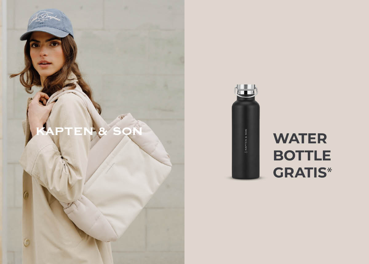 Kapten & Son: gratis Trinkflasche sichern!